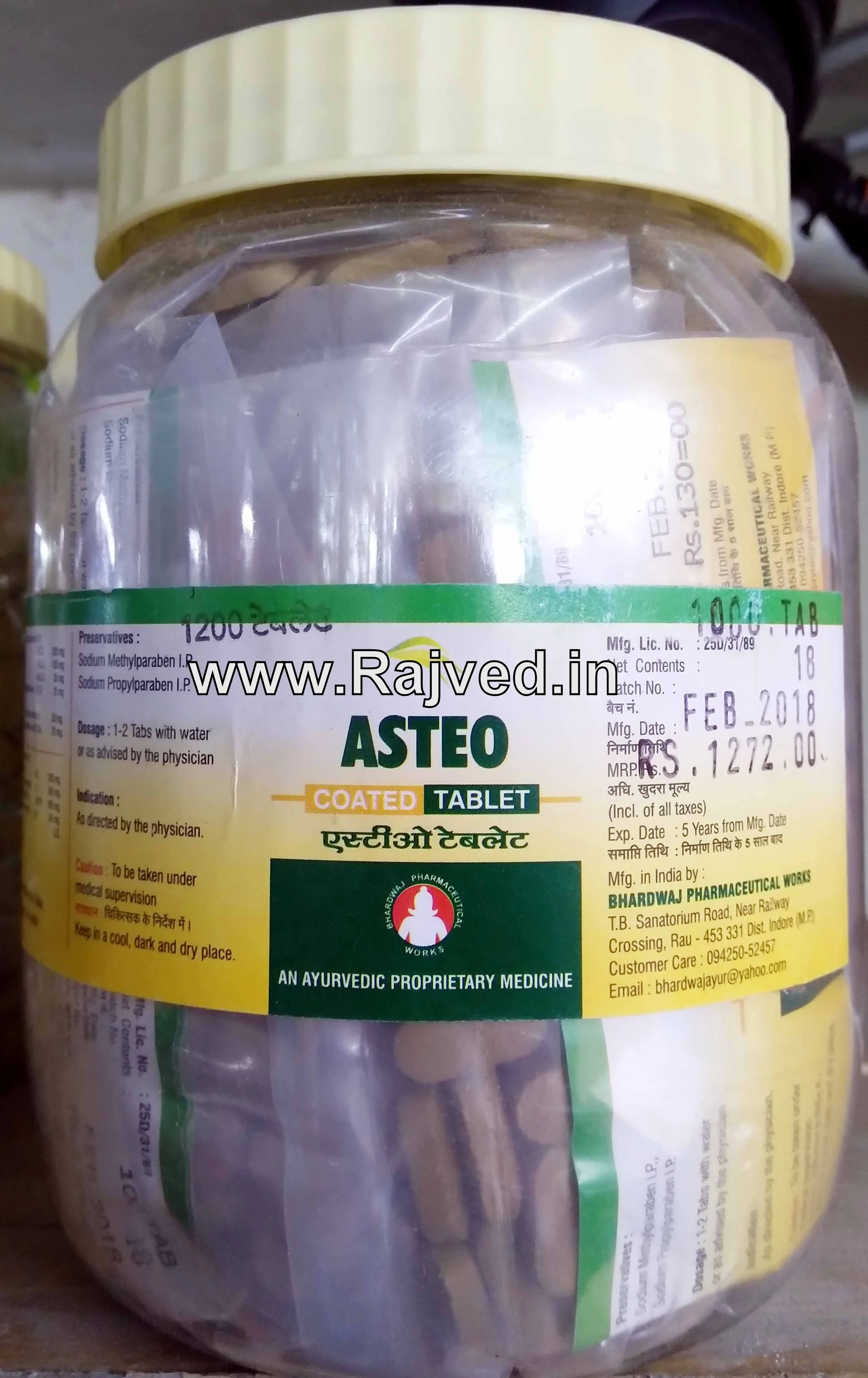 asteo tab 1200tab upto 20% off free shipping bhardwaj pharmaceuticals indore
